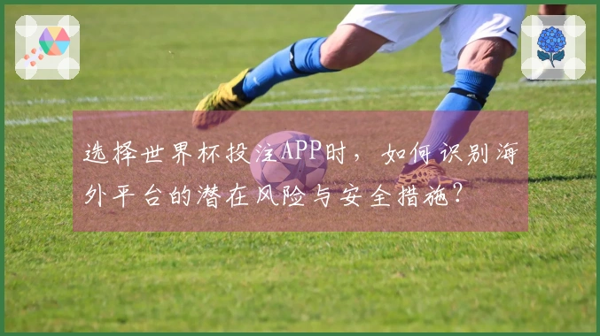 选择世界杯投注APP时，如何识别海外平台的潜在风险与安全措施？