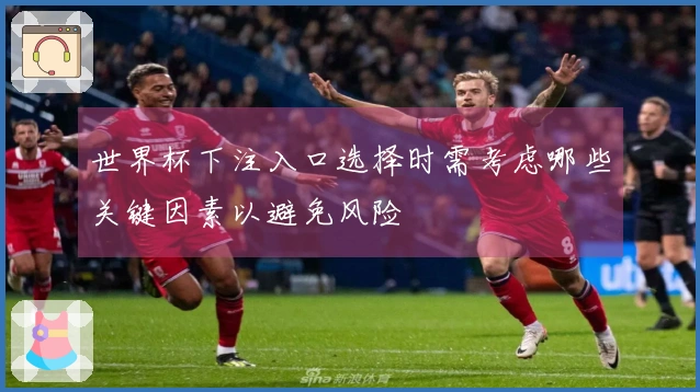 世界杯下注入口选择时需考虑哪些关键因素以避免风险