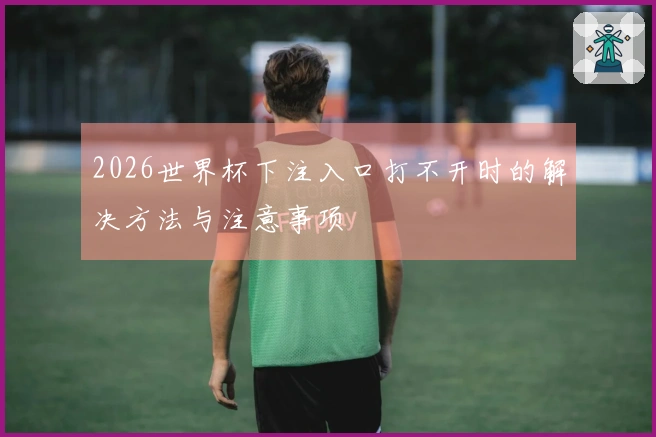 2026世界杯下注入口打不开时的解决方法与注意事项